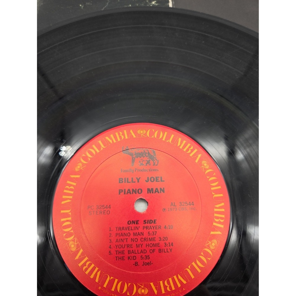 Billy Joel Piano Man 12" Vinyl LP Columbia AL 32544 1973 Stereo Rock - Picture 5 of 16